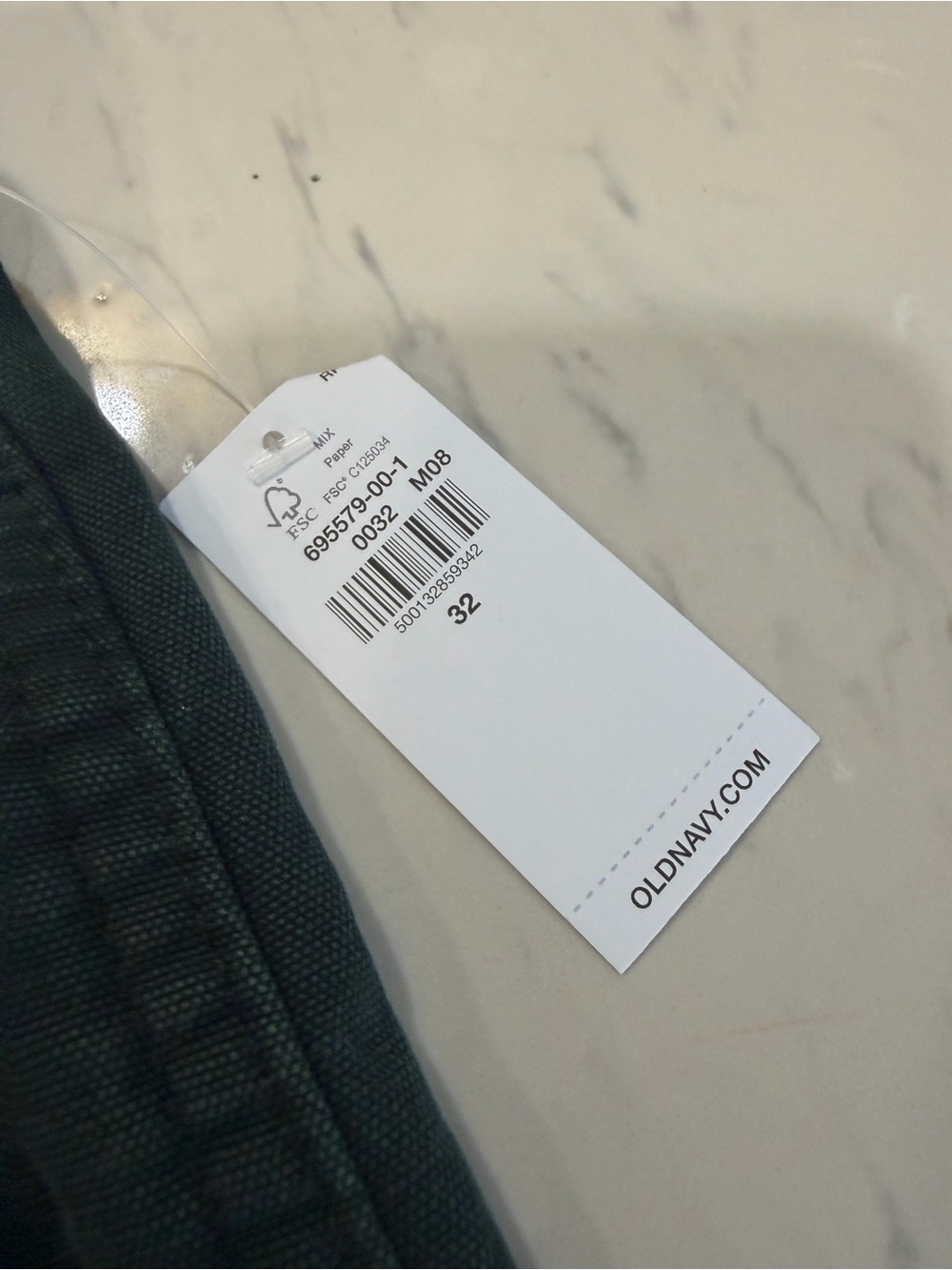 Old Navy Carpenter Shorts Mens 32 x 9" Inseam Forest Canopy Green Twill Loose - Picture 4 of 7